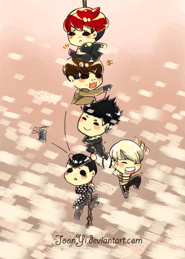 [Fanart] BIGBANG Chibi cực cute Climbing_monsters_still_alive_by_joonyi-d52kexa